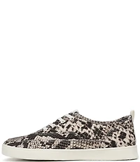 Vionic Cyan Canvas Platform Sneakers