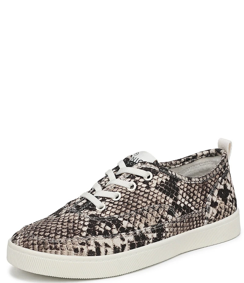 Vionic Cyan Canvas Platform Sneakers