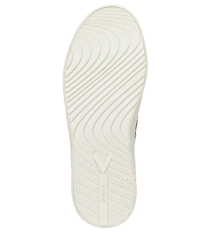 Vionic Cyan Canvas Platform Sneakers