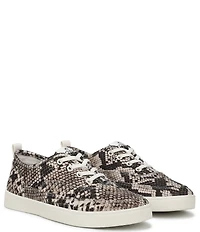 Vionic Cyan Canvas Platform Sneakers