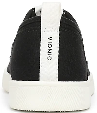 Vionic Cyan Canvas Platform Sneakers