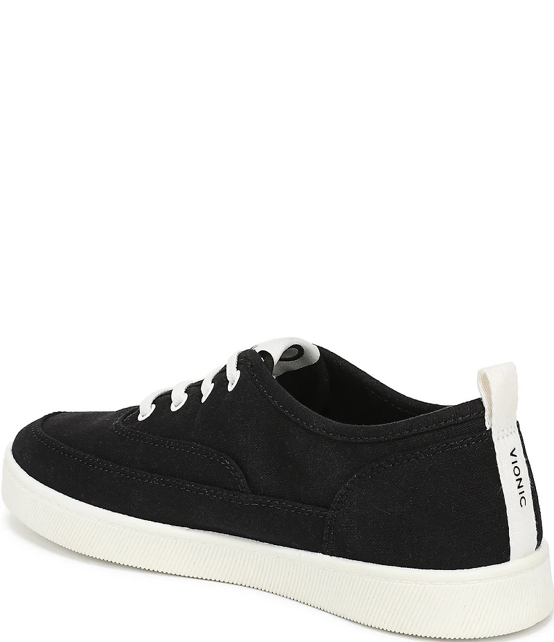 Vionic Cyan Canvas Platform Sneakers