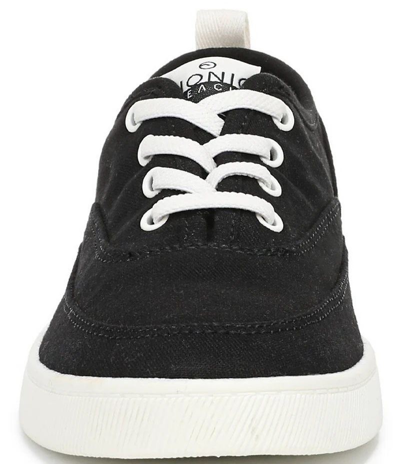 Vionic Cyan Canvas Platform Sneakers