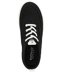 Vionic Cyan Canvas Platform Sneakers
