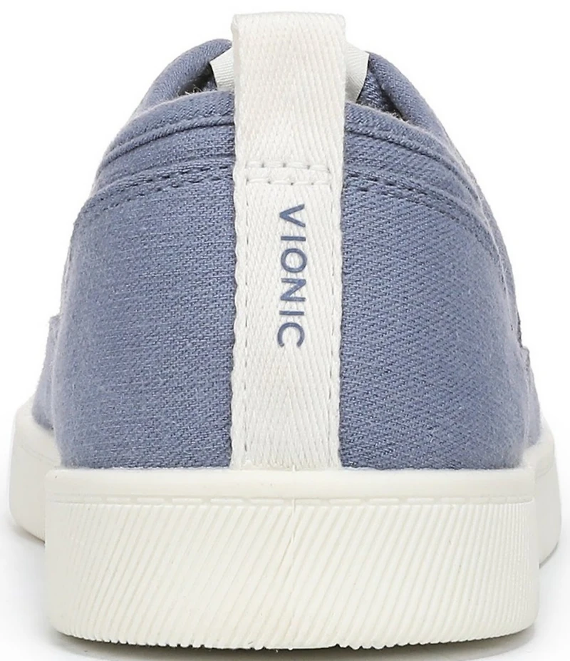 Vionic Cyan Canvas Platform Sneakers