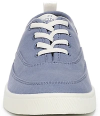 Vionic Cyan Canvas Platform Sneakers