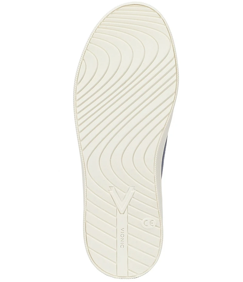 Vionic Cyan Canvas Platform Sneakers