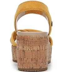 Vionic Darla Suede Wedge Sandals