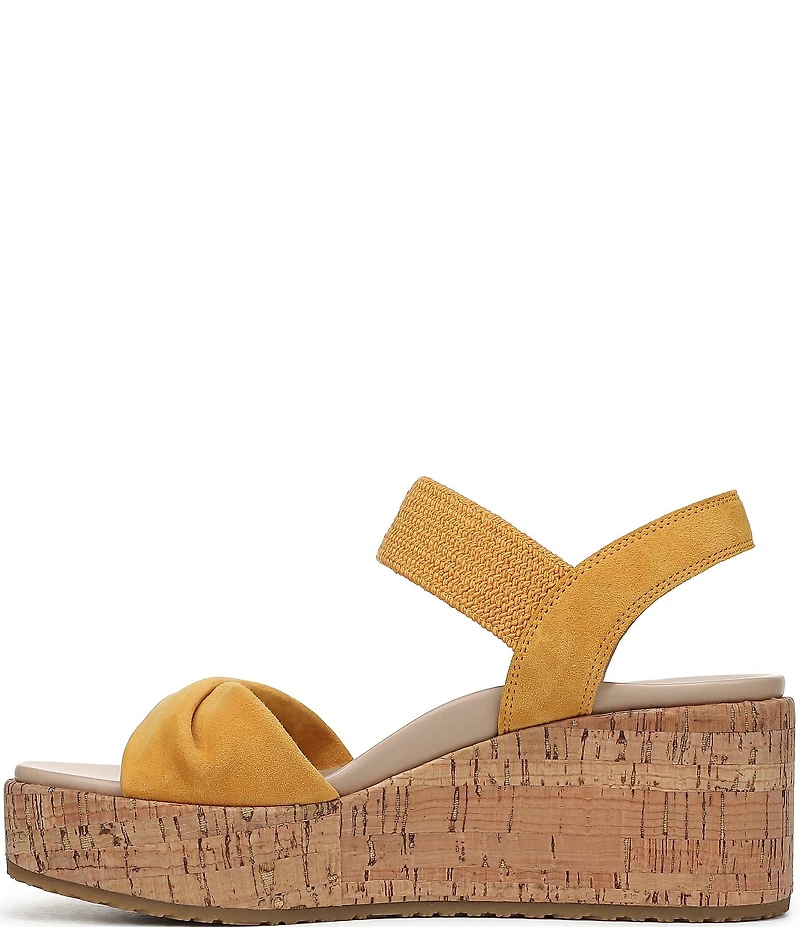 Vionic Darla Suede Wedge Sandals