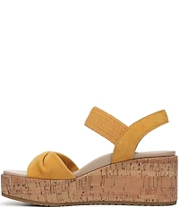 Vionic Darla Suede Wedge Sandals