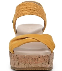 Vionic Darla Suede Wedge Sandals