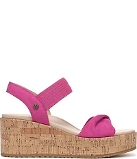 Vionic Darla Suede Wedge Sandals