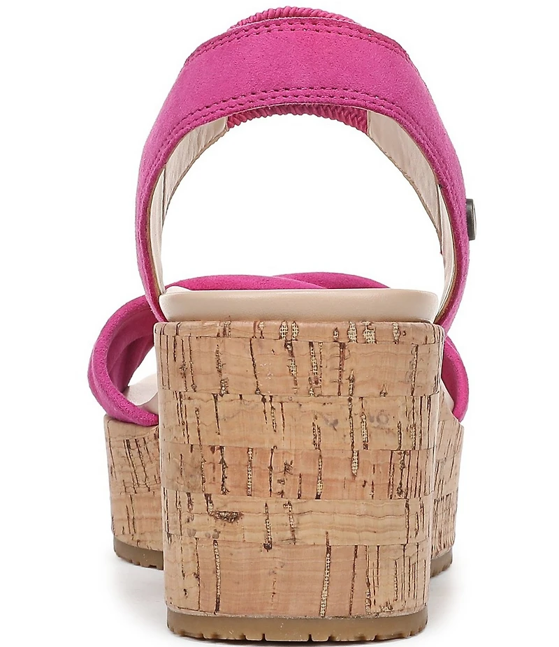 Vionic Darla Suede Wedge Sandals