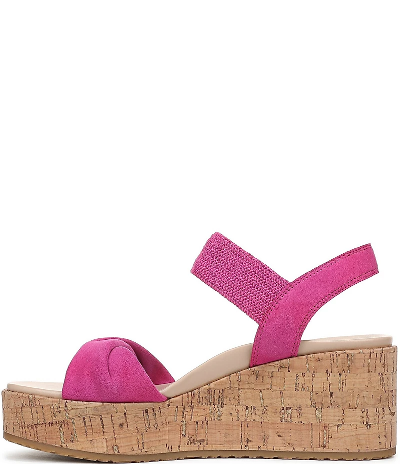 Vionic Darla Suede Wedge Sandals
