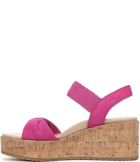 Vionic Darla Suede Wedge Sandals