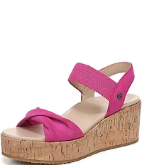 Vionic Darla Suede Wedge Sandals