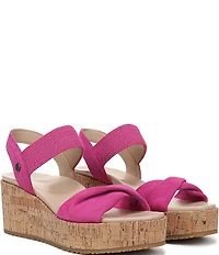 Vionic Darla Suede Wedge Sandals