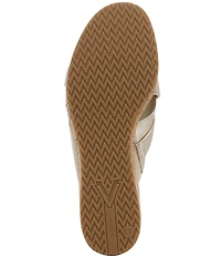 Vionic Dawn Leather Wedge Sandals