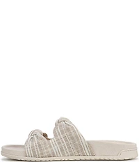 Vionic Elara Canvas Knotted Detail Slide Sandals
