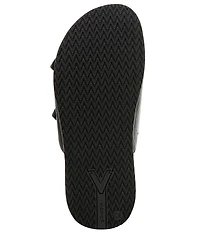 Vionic Elara Leather Knotted Detail Slide Sandals