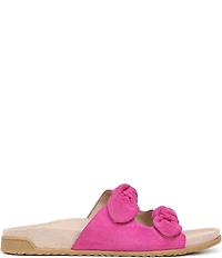 Vionic Elara Suede Knotted Detail Slide Sandals