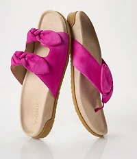 Vionic Elara Suede Knotted Detail Slide Sandals