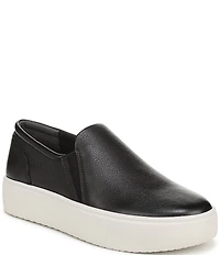 Vionic Ellen Leather Slip On Platform Sneakers