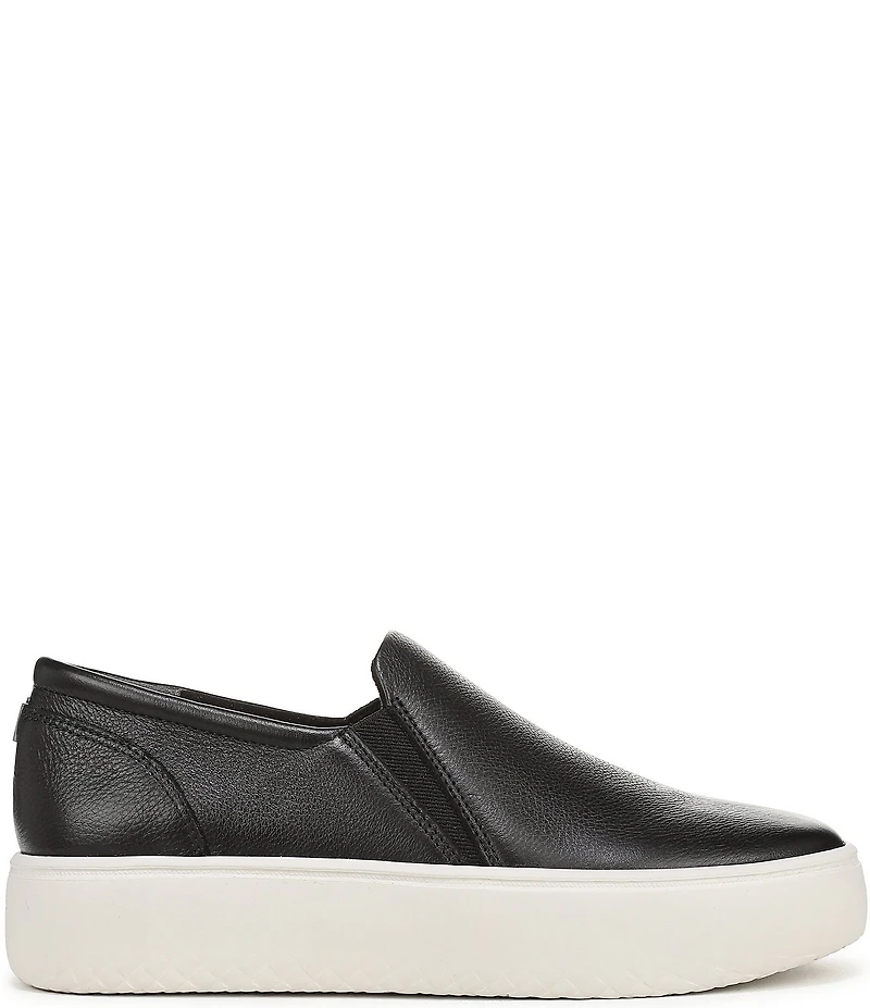 Vionic Ellen Leather Slip On Platform Sneakers