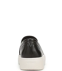 Vionic Ellen Leather Slip On Platform Sneakers