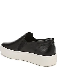Vionic Ellen Leather Slip On Platform Sneakers