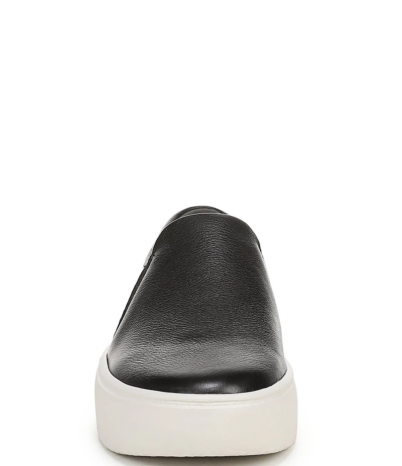 Vionic Ellen Leather Slip On Platform Sneakers