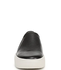 Vionic Ellen Leather Slip On Platform Sneakers