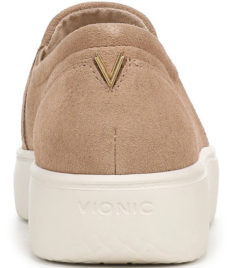 Vionic Ellen Suede Slip On Platform Sneakers
