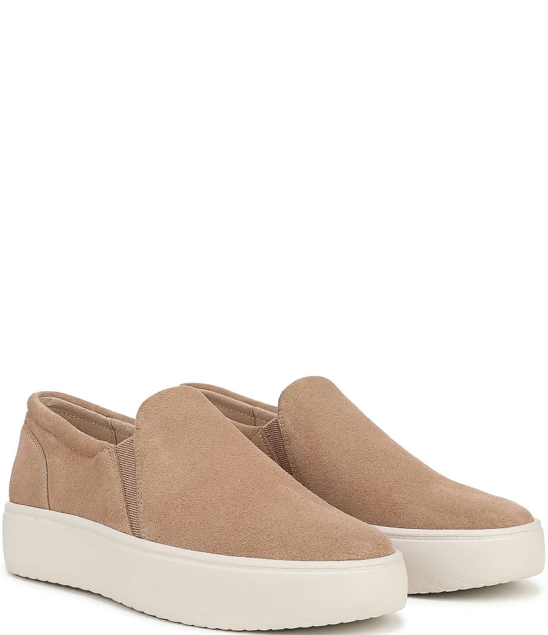 Vionic Ellen Suede Slip On Platform Sneakers