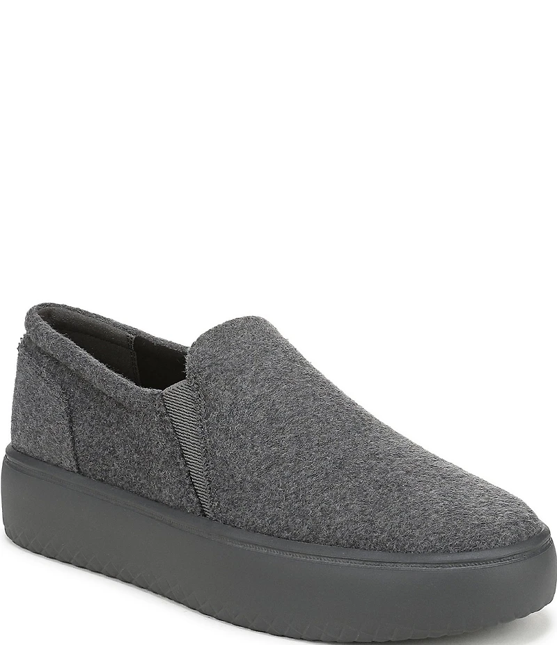 Vionic Ellen Wool Slip On Platform Sneakers