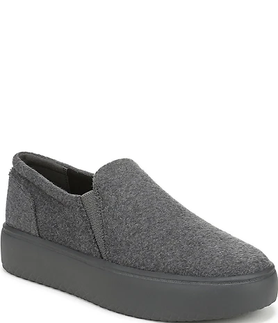 Vionic Ellen Wool Slip On Platform Sneakers