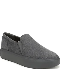Vionic Ellen Wool Slip On Platform Sneakers