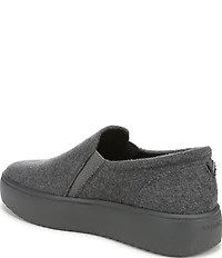 Vionic Ellen Wool Slip On Platform Sneakers