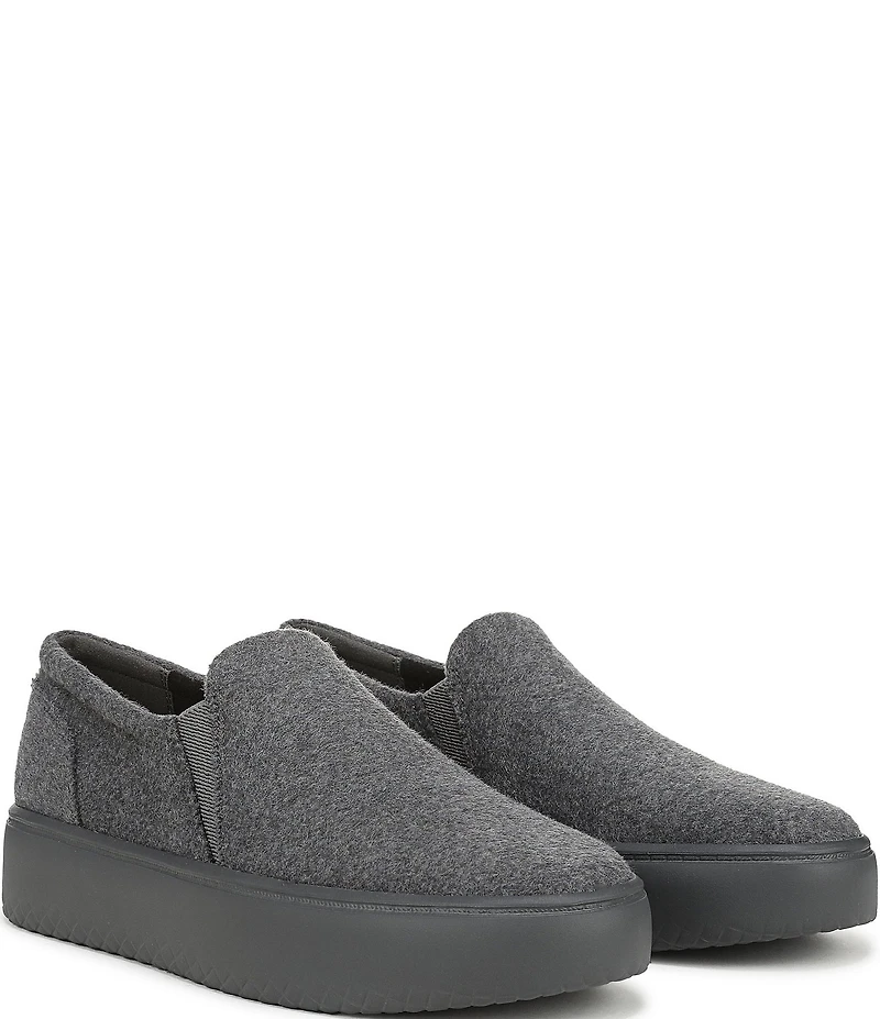 Vionic Ellen Wool Slip On Platform Sneakers