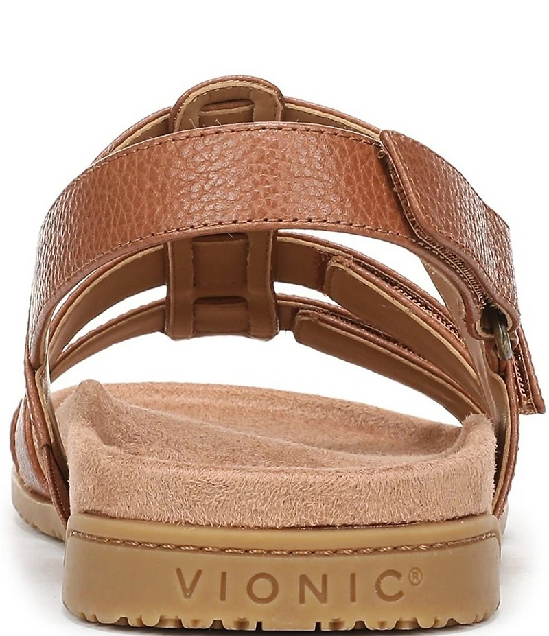 Vionic Eureka Leather Slingback Sandals