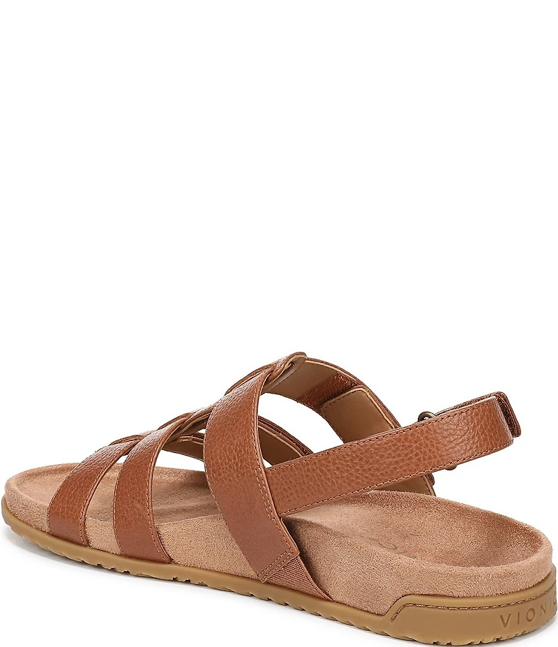 Vionic Eureka Leather Slingback Sandals
