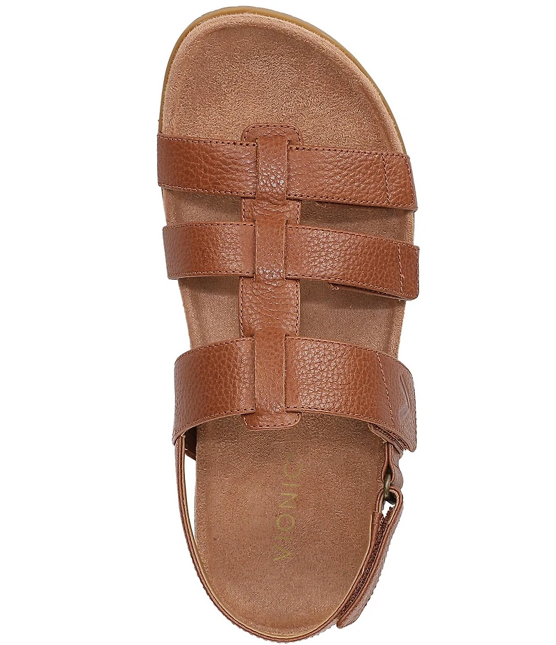 Vionic Eureka Leather Slingback Sandals