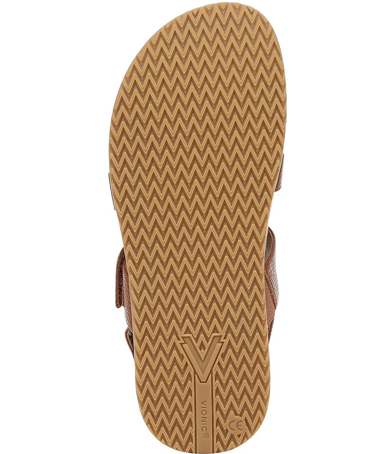 Vionic Eureka Leather Slingback Sandals