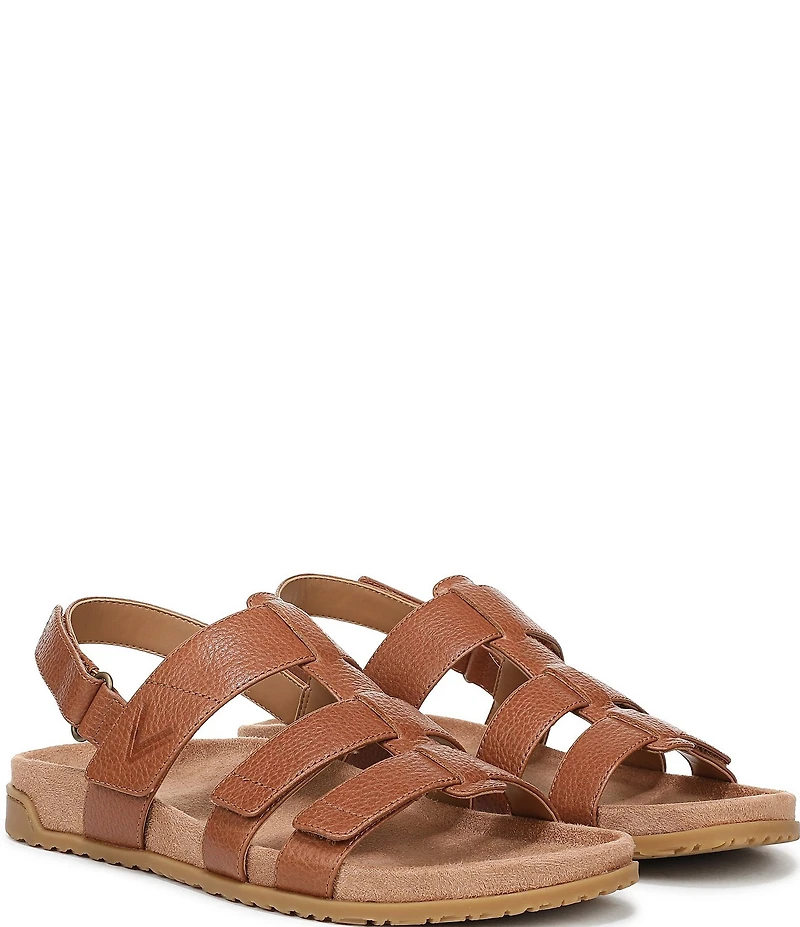 Vionic Eureka Leather Slingback Sandals