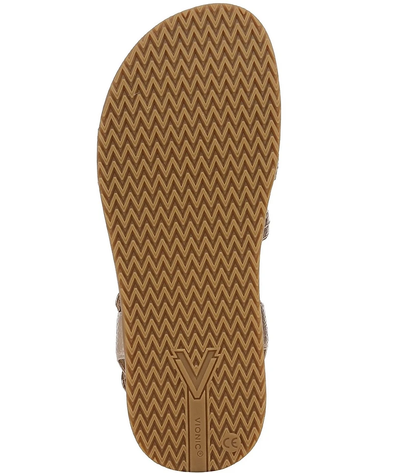 Vionic Essie Leather Slingback Sandals