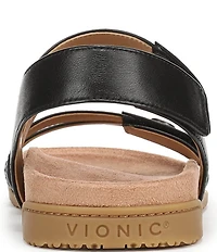 Vionic Essie Leather Slingback Sandals