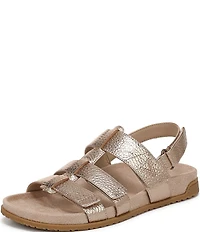 Vionic Eureka Leather Slingback Sandals