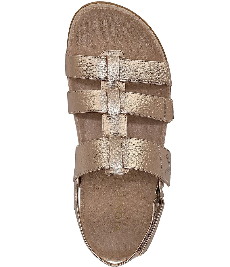 Vionic Eureka Leather Slingback Sandals