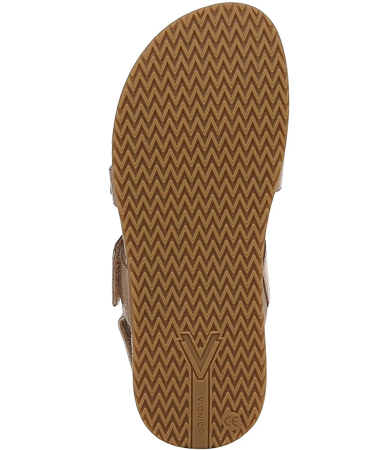 Vionic Eureka Leather Slingback Sandals