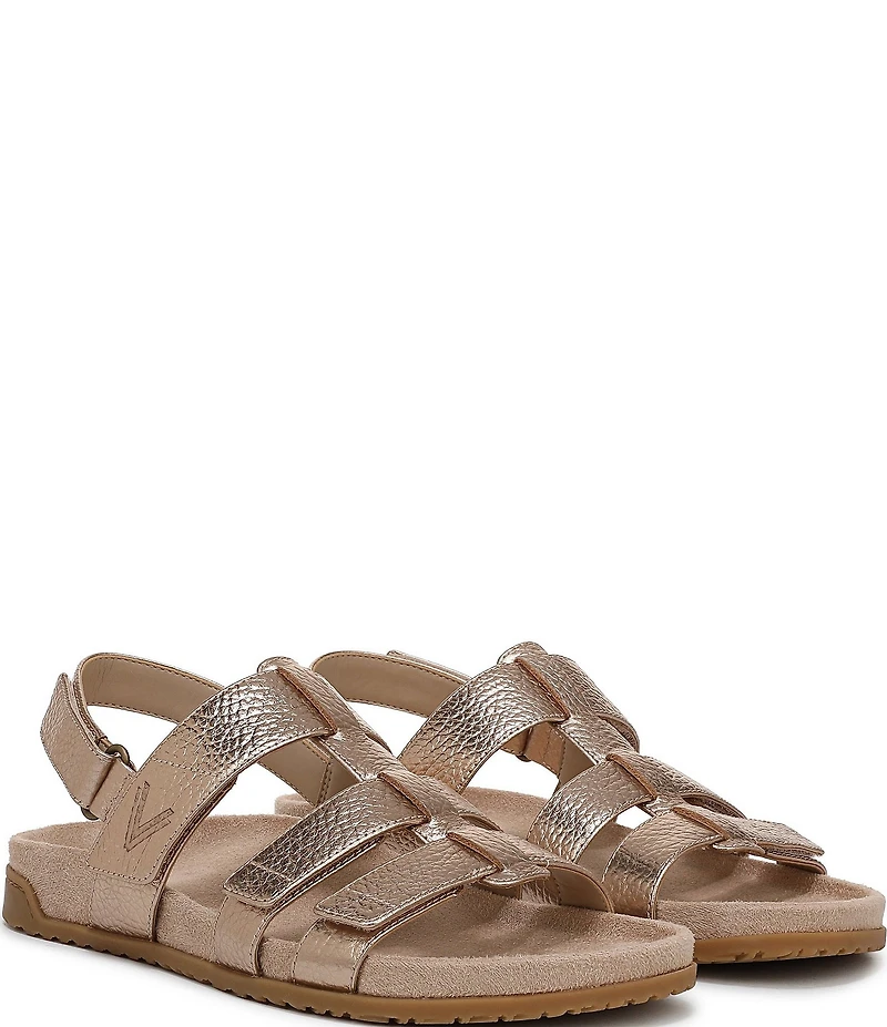 Vionic Eureka Leather Slingback Sandals